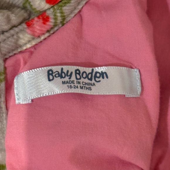 Baby Boden Pink Floral Dress - Picture 4 of 4